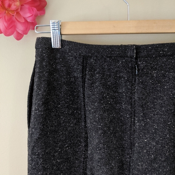 grey white speckled high waist pencil skirt - Picture 6 of 10
